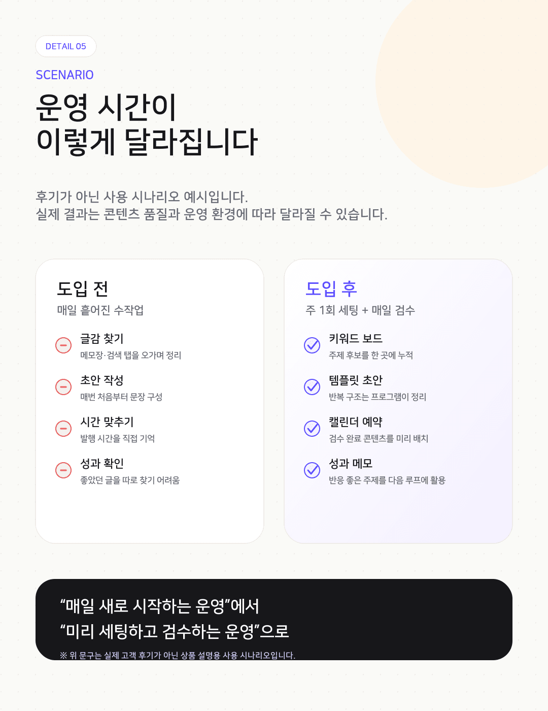 스레드 자동화 운영 프로그램 | 초안·예약·리포트 루틴화 상세이미지 5